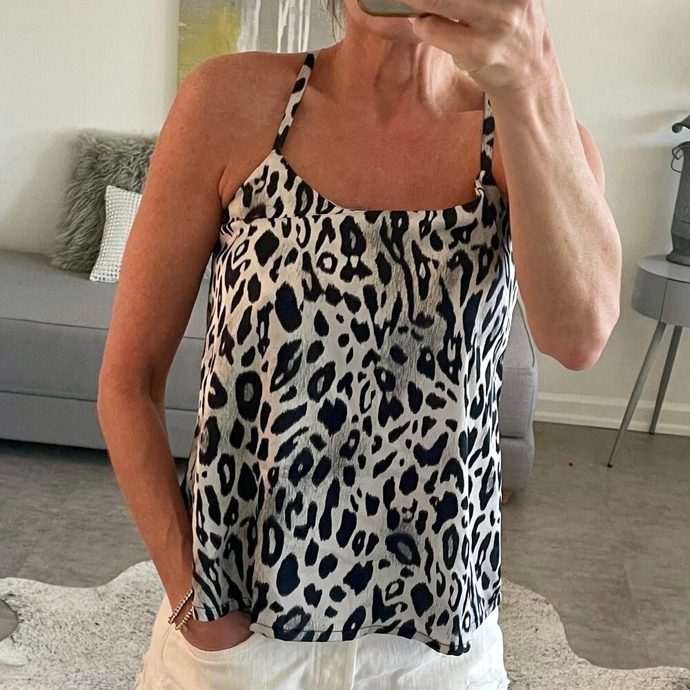 American Vintage Women's White and Black Vest